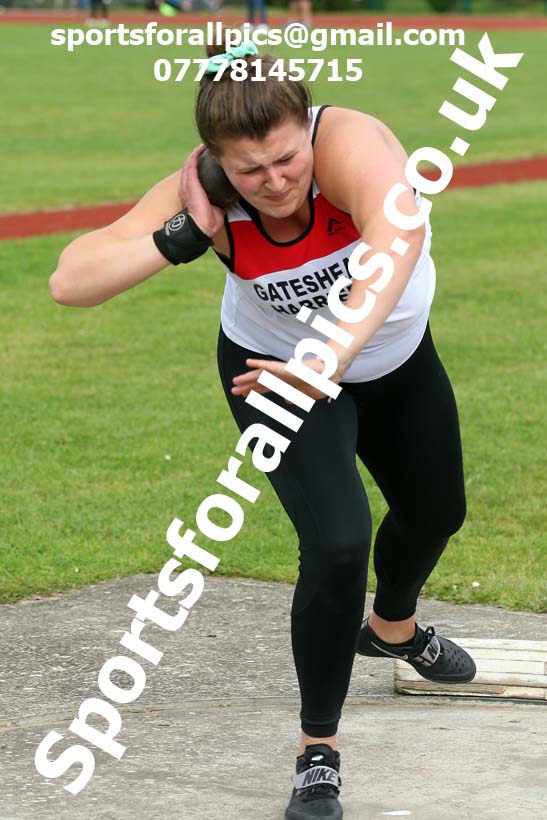 Shot Putt 01, NECAA Open Meeting, Morpeth, Sunday, March 23rd. David T. Hewitson/Sports for All Pics